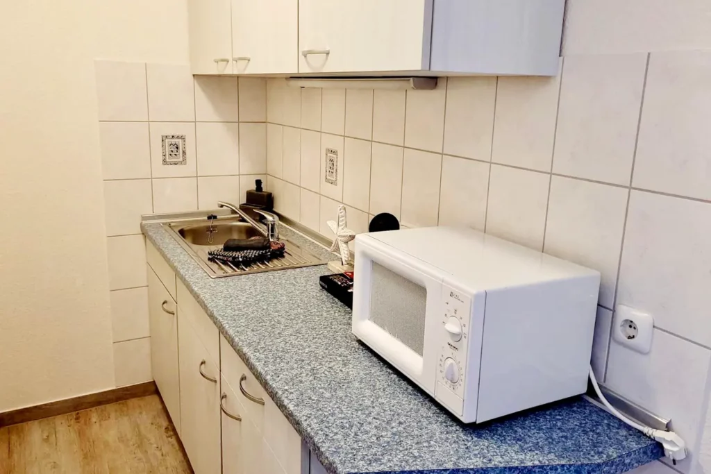 Teekueche im Familienzimmer